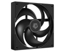 ID-COOLING 120/140mm Black Case Fan Silence PC Fan Daisy Chain Connector Computer Fans for Radiator/CPU Air Cooler/Computer Case
