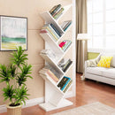 Voltsify Rustikales stehendes Baum-Bücherregal Holz-Display-Rack Kinder-Bücherregal Bücherregale für Zuhause