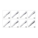 8pc Tie Clip Set Metal Silvery Color Necktie Clip For Men Wedding Gentleman Ties Bar Crystal Pin For Men's Accessories Jewelry