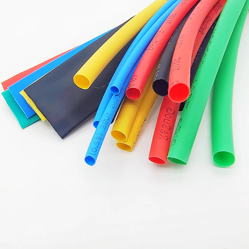 5 Meters Insulated Heat Shrink Tube Sleeving Tubing Electrical Connection Wire Wrap Cable Protector Waterproof Shrinkage 2:1