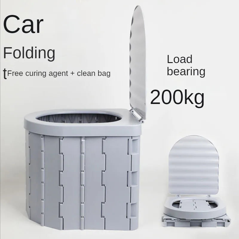 Car Folding Toilets Portable Toilets Commode Potty Car Toilets Camping Toilet Travel Bucket Toilet Seat Camping Hiking Long Trip