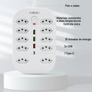 Line Filter, Electric Extension, Socket Extension, Socket Adapter, From Brazil, Coibeu, 10A, 110-220V, Usb Socket