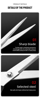 The Savile | 10-Inch Forged Stainless Tailor Shears — Professional Fabric & Leather