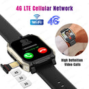 XUESEVEN KOM8 4G LTE HD Dual-Kamera Smartwatch Gesichtserkennung GPS SIM-Karte Google Play Store Bezahlfunktion Herrenuhr Telefon