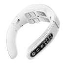 Neck Massage Machine 15 Gears 6 Modes Cervical Therapy Massage Stimulator 8-Head USB Charging Vibration Pulse for Home Office