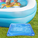 Inflatable Foot Bath Footbath Foot Soaking Bath Basin For Swimming Pool To Clean Feet Sturdy Versatile Blue Inflatable Basin