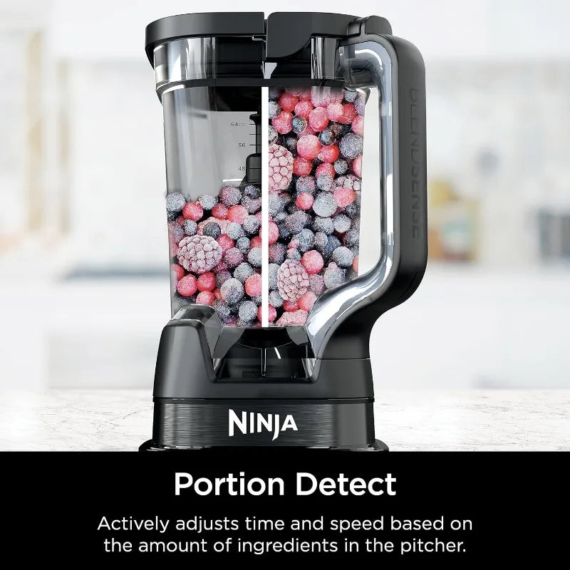 Ninja TB401 Detect Kitchen System Power Blender + Processor Pro, BlendSense Technology, Blender, Chopping & Smoothies