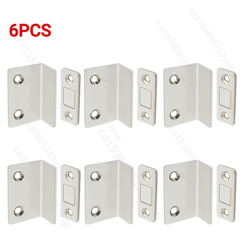 1-10PCS Strong Magnetic Cabinet Catches Magnet Door Stops Hidden Door Closer With Screw For Closet Cupboard Furniture Hardware