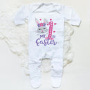 My 1st Easter Baby Bodysuit Babygrow Sleepsuit Rabbit Print Baby Coming Home Hospital Outfit Clothes Infant Easter Party Romper