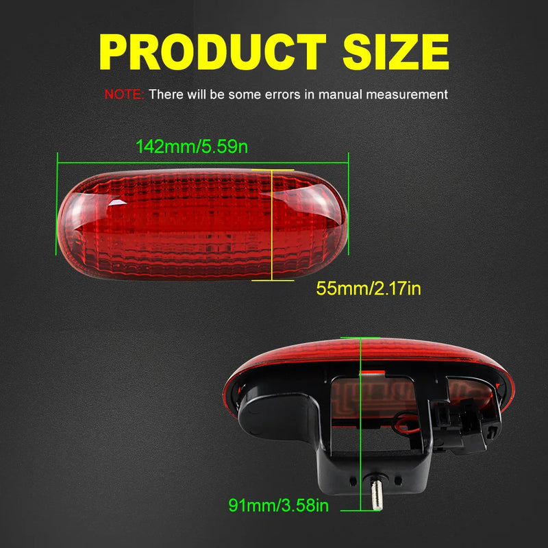 1pcs For Renault Trafic II Opel Vivaro Nissan Interstar 4408479 820 020 9522 8200040732 3RD Brake Stop Light Car Rear High Level