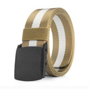 Men's Belt Outdoor Casual Canvas Belt Metal Free Training Nylon Tactical Belt With Pants Jeans Belt Sports Belts For Men Women