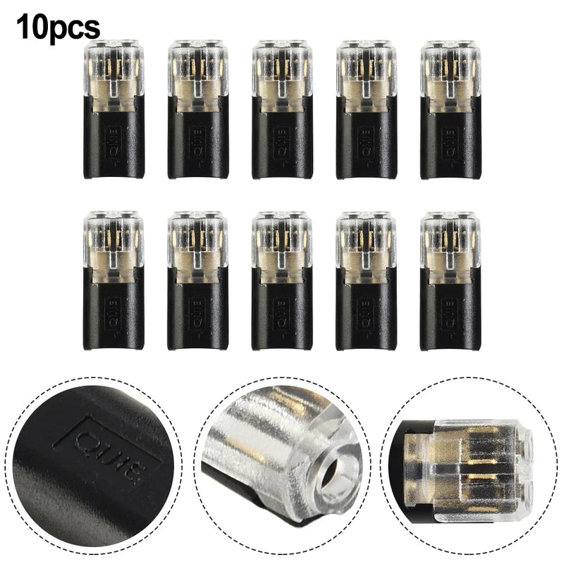 10pcs 2 Pin Way Plug Car Waterproof Electrical Connector Wire Cable Automotive Electrical Connector Strip Terminal Connection