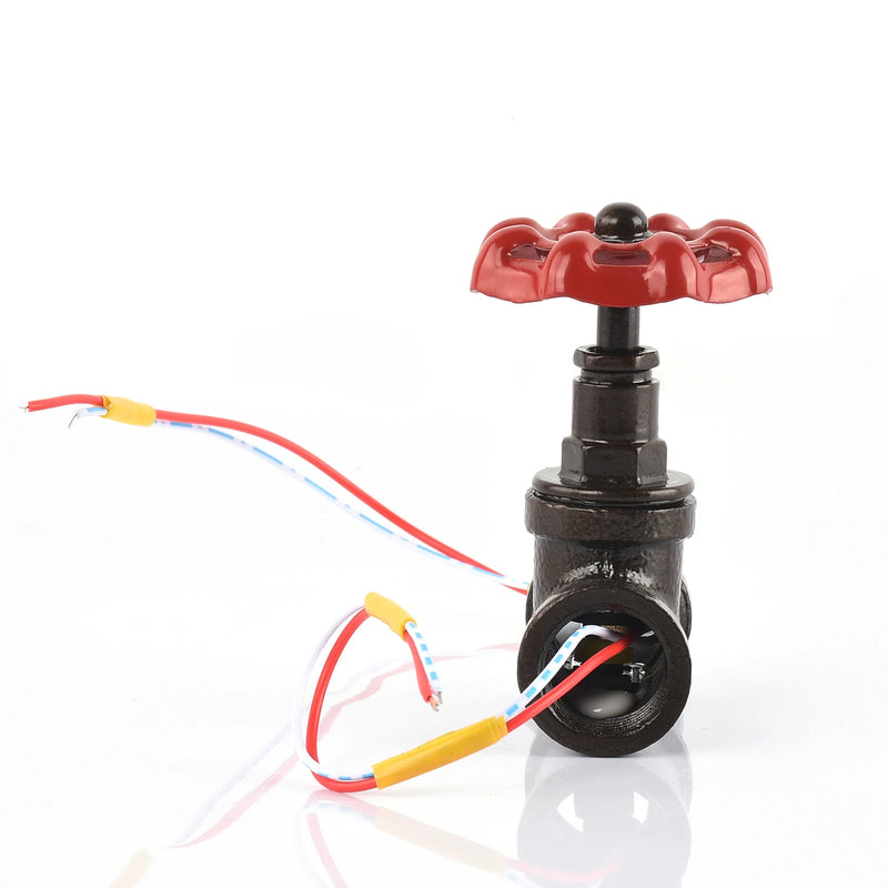 1/2" valve switch Vintage steampunk 1/2 inch globe valve light switch with wires through 1/2 inch globe valve light switch