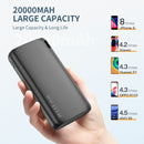 KUULAA Power Bank 20000mAh Portable Ladegerät Powerbank Handy Externer Akku Ladegerät Powerbank 20000 mAh für iPhone 14
