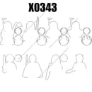 X0343 Action Figures Movie accessories Building Blocks Bricks toys XH1956 XH1957 XH1958 XH1959 XH1960 XH1961 XH1962 XH1963