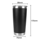 Water Bottle Thermal Mug Drinkware Beer Cups Insulated Leakproof 20oz With Lids Stainless Steel With Lids Vacuum