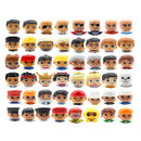 Big Size Action Figures City Princess Policemen Family Building Block Doll Character Accessory Assembly Toys for Children Gift