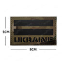 Ukraine Embroidered Patch Ukrainian Patches Appliqued Reflective Chevron Strip Patches For Clothing