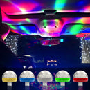 Car Auto USB DJ RGB Mini Colorful Music Sound LED USB-C IOS Holiday Party Karaoke Atmosphere Lamp Welcome 5V Ball Laser Light