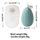 Easter Embossed Silicone Mould Easter Egg Candle Molds Diy Aromatherapy Plaster Graffiti Eggs Candle Making Kit Diy Craft Tools