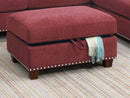 SOFA Sectional sofa Red Velvet Sectional sofa Red Velvet