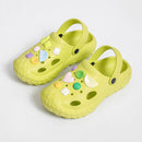 Cartoon Cute bow tie  Garden Sandals Women Summer Slippers Casual White Slip on Garden Women Hole Sandals zuecos de verano mujer
