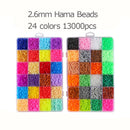 5mm/2.6mm 24/48/72 Farben Hama Perlen 3D Puzzle DIY Spielzeug Bügelqualität Garantie Bügelperlen Pädagogisches Handgemachtes Bastelspielzeug