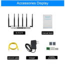 ZBT OpenWRT 4G WiFi Router 4*LAN Gigabit 1200Mbps 2.4G 5.8GHz USB3.0 SIM Card Built-in SATA Access Point Dual Band Roteador