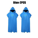 Quick-drying Changing Robe Quick Dry Bathrobe Hooded Absorbent Bath Towel Swimming & Fitness Super Absorbent Bathrobe