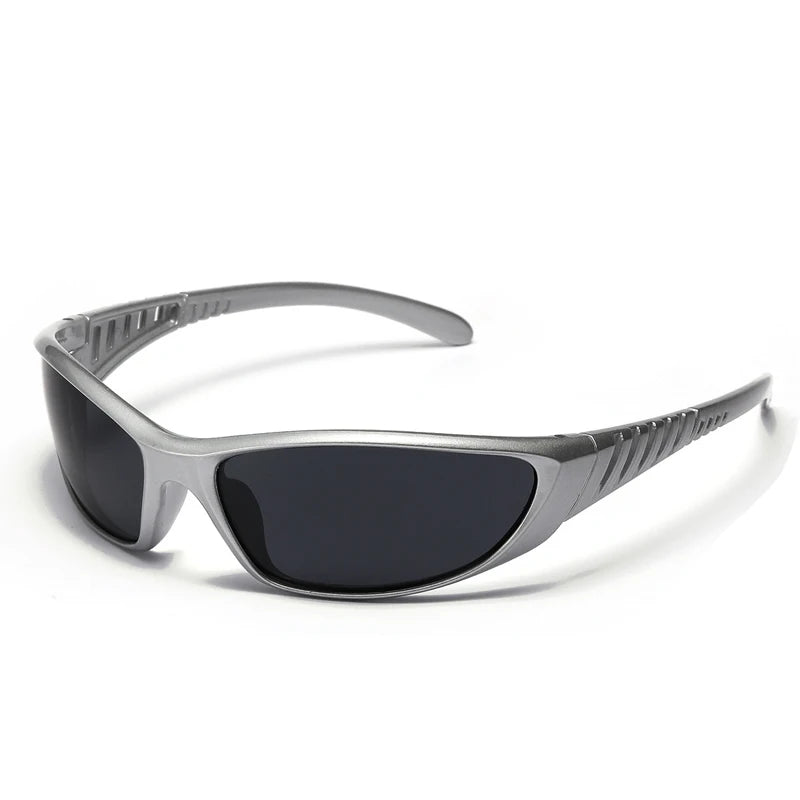 Retro Y2K Sunglasses 2022 Foreign Trade Hip Hop Style Driving Glasses Steampunk Goggles Gothic Oculos De Sol UV400