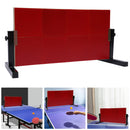 Table Tennis Rebound Board Rebounder with 8 Red Rubbers Pingpong Return Board Self Training Equipment  360° Angle Adjustment