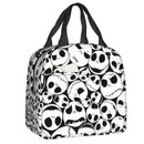 Custom Halloween Insulated Lunch Bag The Nightmare Before Christmas Portable Thermal Cooler Lunch Box Container Tote Bags