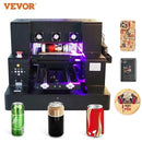 VEVOR A3 UV Flatbed Automatic Label Printer Effect Varnish UV Printer A3 Machine For Christmas Phonecase Metal Glass Bottle Wood