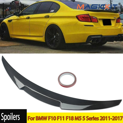 Heckspoilerlippe für BMW F10 F11 F18 M5 5er 2011-2017 Carbon Optik M4 Style Sport Zubehör
