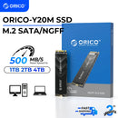 ORICO Y20M M.2 SATA SSD 1TB 2TB 4TB M.2 NGFF SSD 500MB/S M.2 2280 Ngff Sata B & M Key Solid State Festplatte für Desktop Laptop
