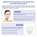 Remote Control 7 Colors LED Facial Mask Photon Therapy Skin Rejuvenation Anti Acne Wrinkle Removal Skin Care Mask Skin Brighten