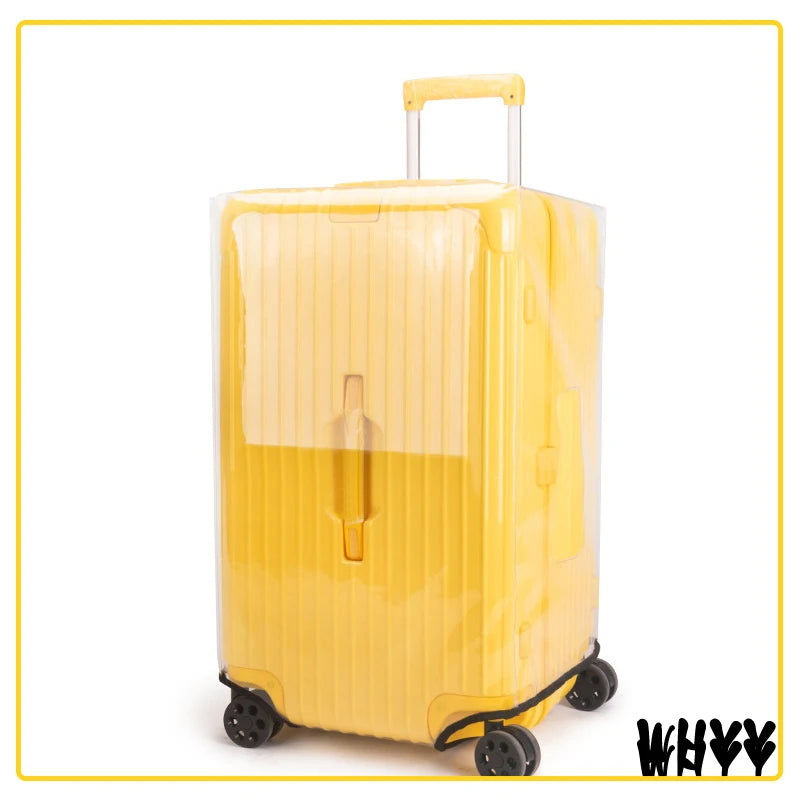 Clear PVC Suitcase Cover Protectors PVC Transparent Travel Luggage Protector for Carry