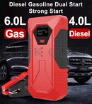 GKFLY Car Jump Starter Battery Power Bank 2000A Portable Emergency Starter 12V Auto Starting Device for Petrol 6.0L Diesel 5.0L