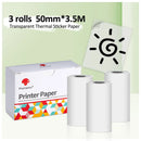 Phomemo M02Pro Mini Portable Thermal Printer Wireless Photo Labeler 300dpi Inkless Printing 15/25/50/53mm for Easy Labeling