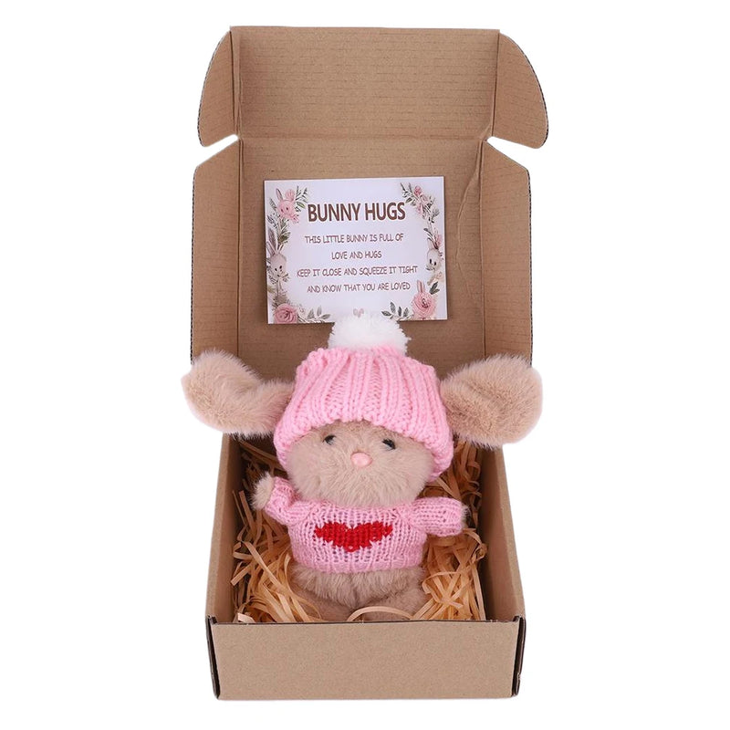 Mini Bunny Hug Cute Easter Gift Easter Plush Bunny Easter Bunny Stuffed Animal Easter Bunny Doll Gifts for Girls Boys Kids