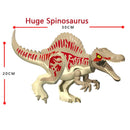 Chinese DIY Jurassic dinosaur Spinosaurus Quetzalcoatlus Air Mission building block Educational Toy for Children gifts