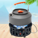 21000W Electronic Ignition Gas Stove with Adapter Portable Outdoor Furnace Barbecue Burner Cookware for Outdoor Camping Tourist