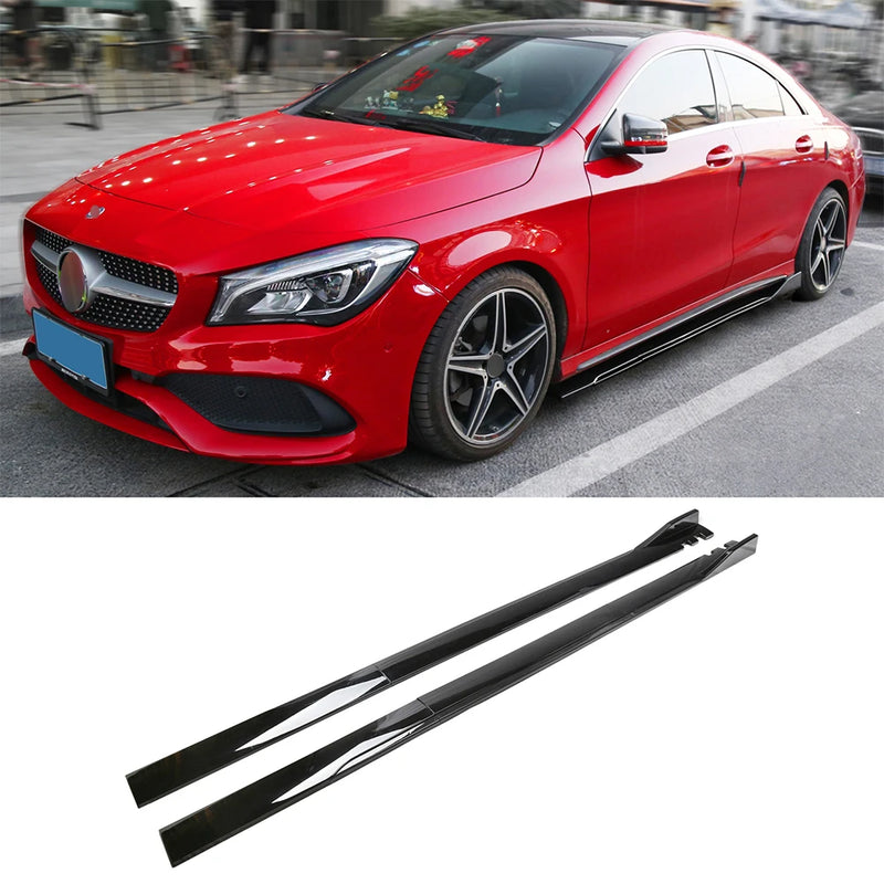 Universal Side Skirts Extension Diffuser Bodykit Car Styling Exterior Accessories For BMW Toyota Honda Kia Hyundai Opel Mazda