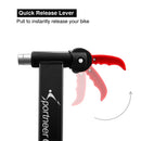 Sportneer Magnetic Stationary Bike Stand 6 Level Resistance Adjustable for Indoor Riding Bike Trainer for 26-28" & 700C Wheels