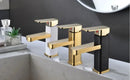 Stainless Steel Bathroom Basin Faucet Deck Mounted Hot and Cold Water Tap Dual-use Household Bathroom Kitchen Mixer Faucets