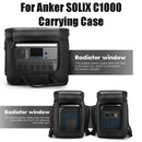 Carrying Case for Anker SOLIX C1000 Portable Power Station Bag Waterproof Anti-drop with Shoulder Strap & Handle Storage Case
