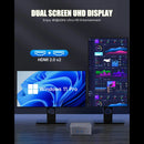 MLLSE G3 Mini PC Intel N100 CPU DDR4 16GB RAM 512GB SSD WiFi5 BT4.2 Windows 11 Mini Desktop Computer