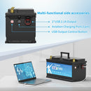 KEPWORTH 12V 100Ah LiFePO4 Battery Packs Grade A Cells Rechargeable For Outdoor / Home Storage Lithium Iron Phosphate Batteries