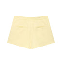 HH Summer Women Solid Square Collar Single Breasted Vest-style Sleeveless Top+High Waist Zipper Side Pocket Mini Shorts Suit