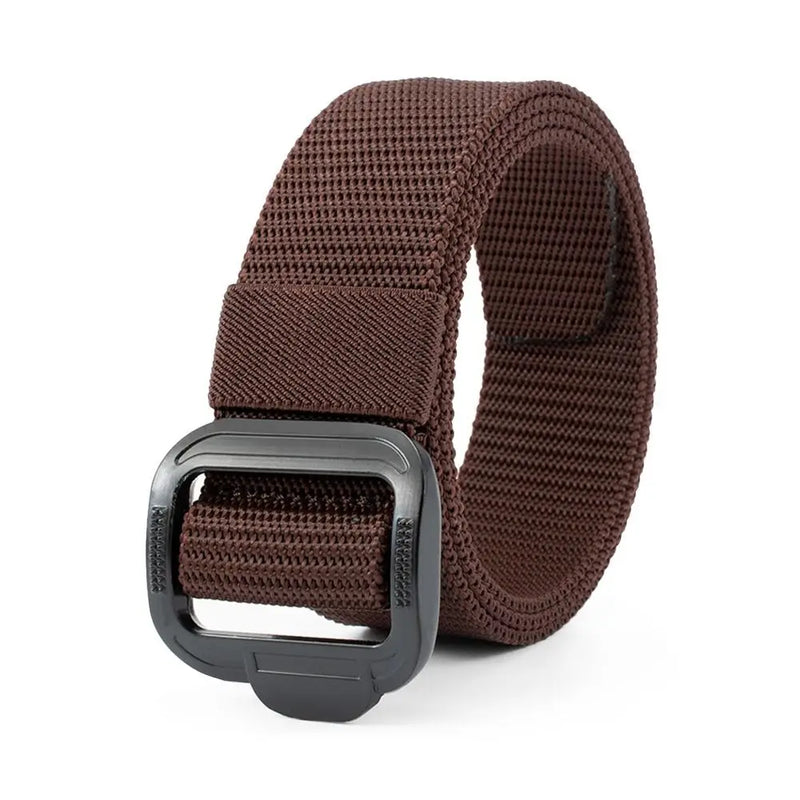 Nylon Outdoor  Belt Men's Belt Alloy Button Unisex Free Size 3.8cm Wide Nylon Belt Waistband